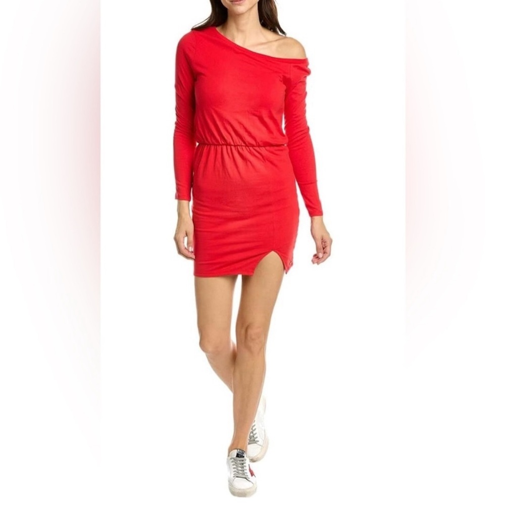 NWT‎ n:PHILANTHROPY Rosebud Mini Dress Elastic Waist Long Sleeve Cotton Size XS
